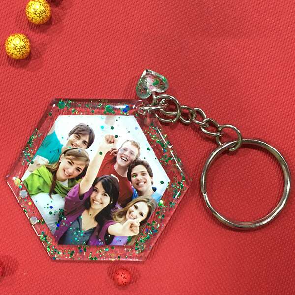 Customised resin keychains